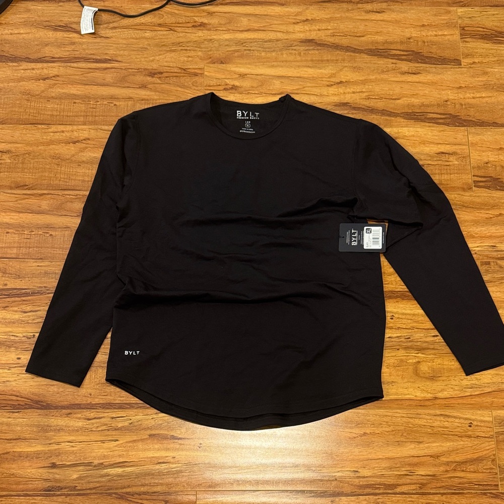 Men's Black Long Sleeve Shirt